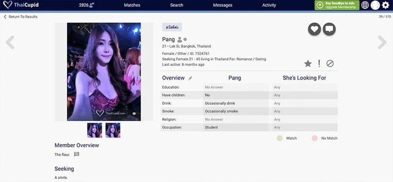 thaicupid-profile-examples